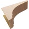 Ekena Millwork 11"W x 33"D x 22"H Classic Olympic Rough Cedar Woodgrain TimberThane Corbel, Primed Tan CORUR11X33X22OLYRCPR - alternate 2